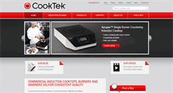 Desktop Screenshot of cooktek.com